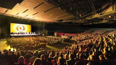 Завершающий поклон артистов Shen Yun Performing Arts в Galaxie Amnéville в Амневиле, Франция, 18 декабря 2025 года. (Zhang Yue/The Epoch Times)