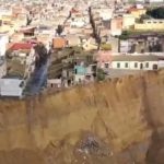 Город на Сицилии сползает в пропасть из-за гигантского оползня (видео)