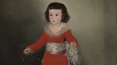 Фрагмент портрета Мануэля Осорио Манрике де Суньига (1784–1792), 1787–88 гг. работы Гойи