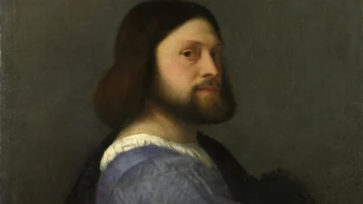 Фрагмент «Портрета Джероламо (?) Барбариго», ок. 1510 г., работы Тициана.