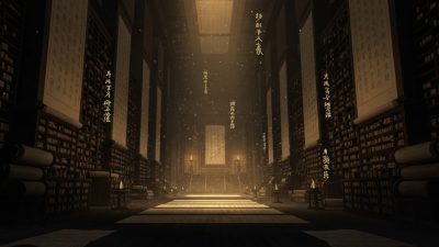 Мужчина в небесной канцелярии перед столом судьи, решающего вопросы жизни и смерти.