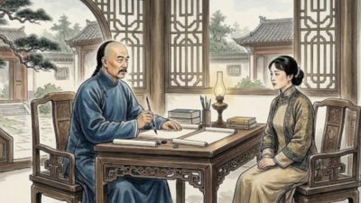 Цзэн Гофань обсуждает будущее замужество со своей дочерью