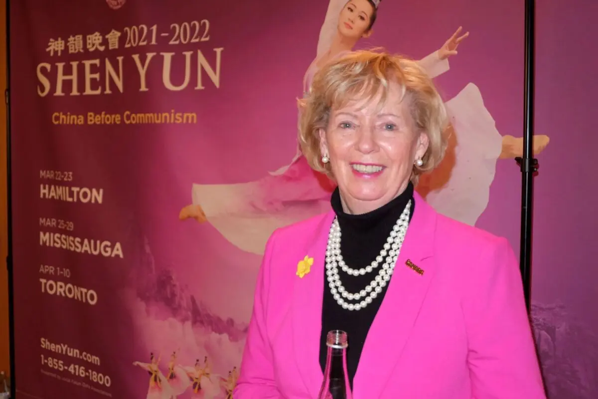 Депутат от Либеральной партии Джуди Сгро на концерте Shen Yun в Торонто 1 апреля 2022 года. (The Epoch Times)