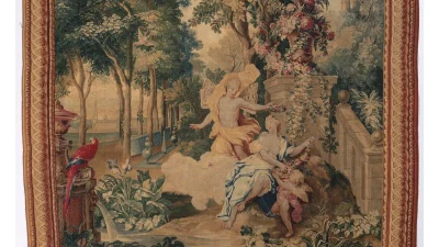 Фрагмент гобелена «Зефир и Флора»
