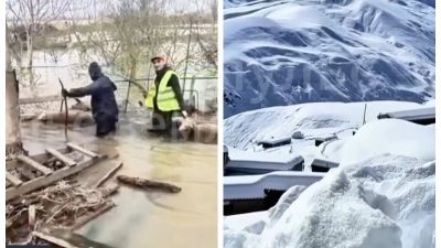 Жители Дагестана пытаются спасти имущество и скот