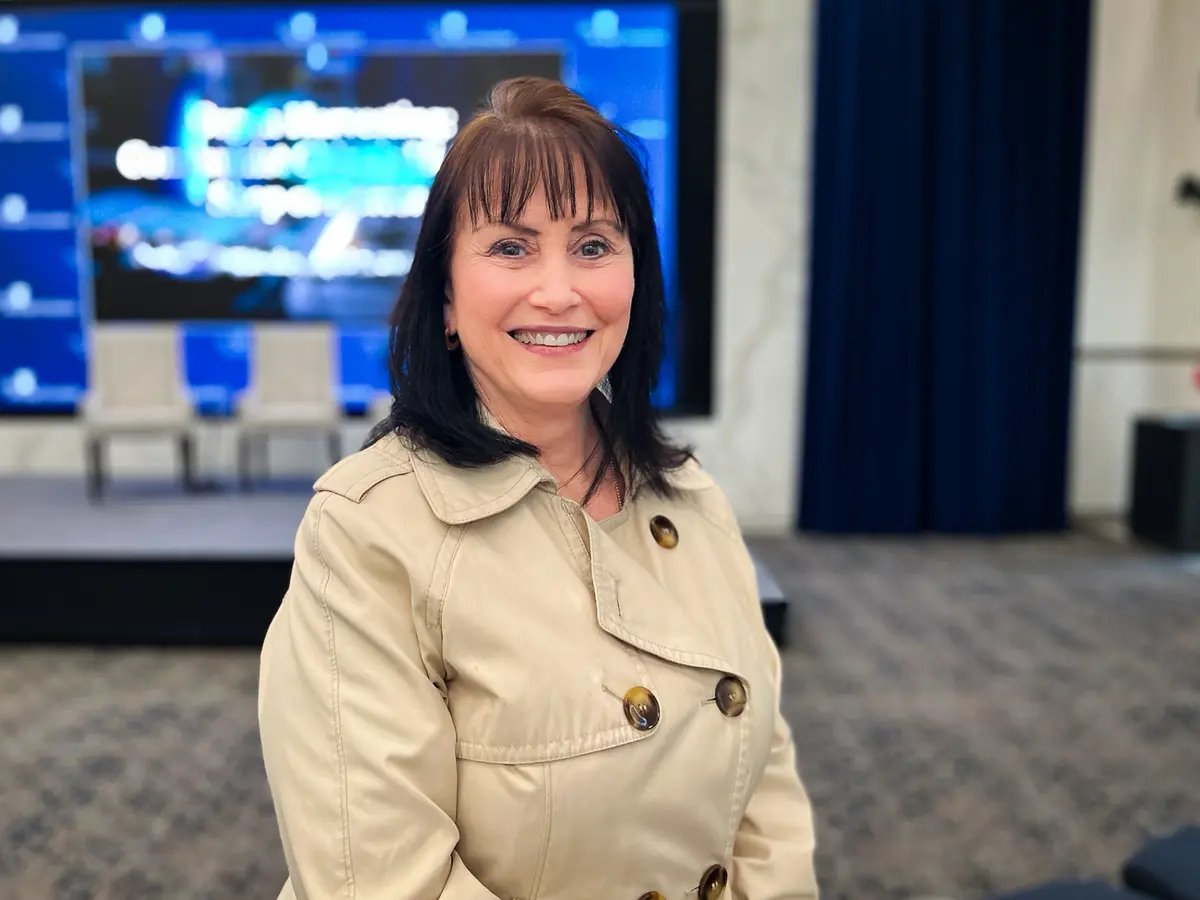 Радиоведущая Терри Гилберг на мероприятии в Вашингтоне