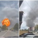 На автозаправке в Пятигорске взорвался газовоз (видео)