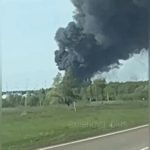 Серия атак дронов вызвала пожары на российских промышленных объектах
