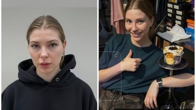 Скриншоты из видео с извинениями и кадра из бара с кальяном на пасхальном куличе, за который девушка получила реальный срок в колонии.