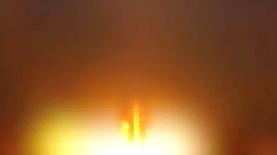 Запуск иранской ракеты, Тегеран 10 июня 2026 года.