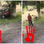 Жуткое ДТП в Магнитогорске: людей разбросало от удара автомобиля (видео)