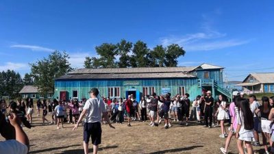 Детский лагерь Орлёнок на озере Чагытай в Республике Тыва