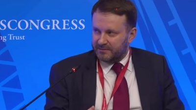 Спикер Максим Орешкин на ПМЭФ-2026