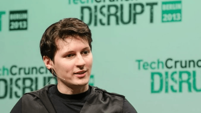 Павел Дуров на международной технологической конференции TechCrunch Disrupt