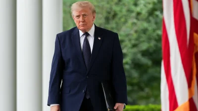 Президент Дональд Трамп выступает на обеде в Розовом саду Белого дома в Вашингтоне 6 июля 2026 года.
