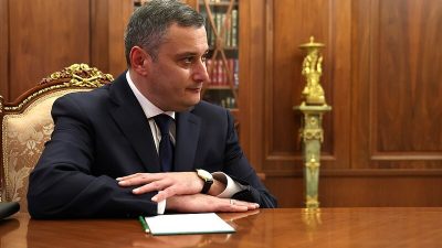 Губернатор Курской области Александр Хинштейн