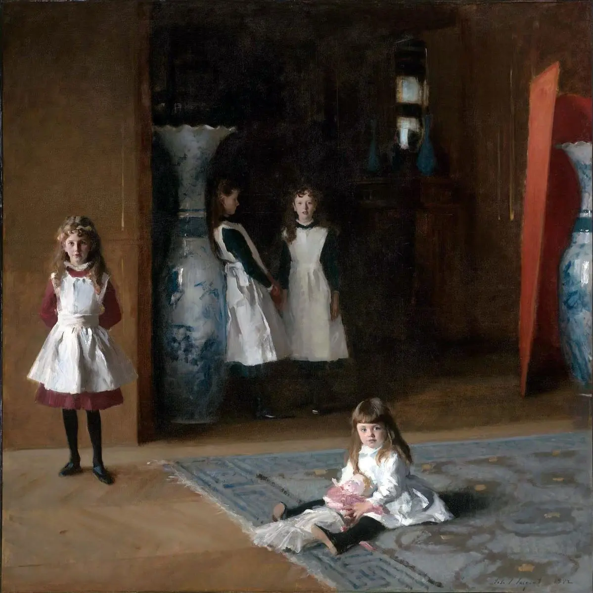 «Дочери Эдварда Дарли Бойта», 1882 год, Джон Сингер Сарджент. Музей изящных искусств, Бостон.