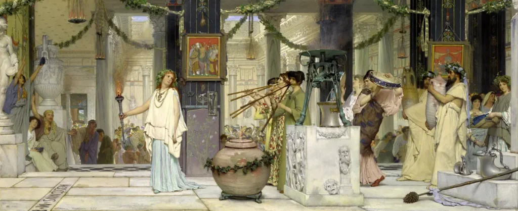 «Праздник сбора урожая», 1871 год, Лоуренс Альма‑Тадема.