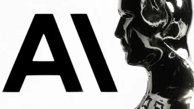 Фигурка перед логотипом компании Anthropic, занимающейся исследованиями в области безопасности ИИ, во время фотосессии в Париже, 13 февраля 2026 года.