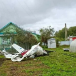 Самолёт упал в огороде под Казанью: подробности и видео