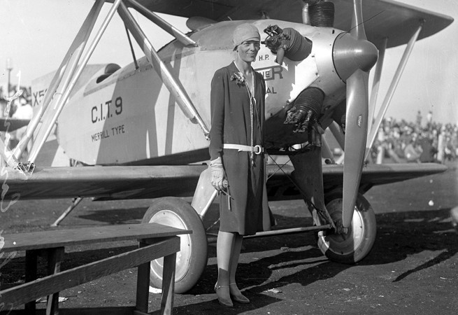 Амелия Эрхарт, Лос-Анджелес, 1928 год. Фото: wikipedia.org/ public domain 