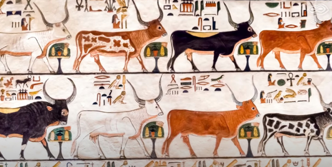 Древнеегипетское изобразительное искусство через призму черчения — нестандартное прочтение загадочной живописи