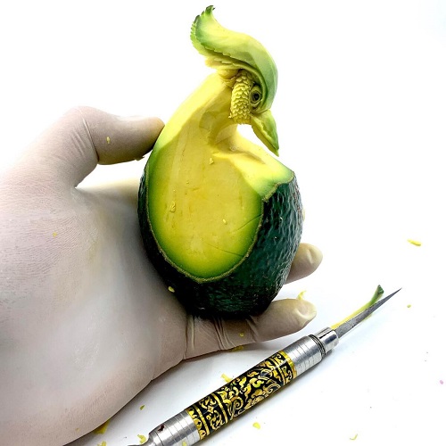 Карвинг — произведения искусства из овощей и фруктов